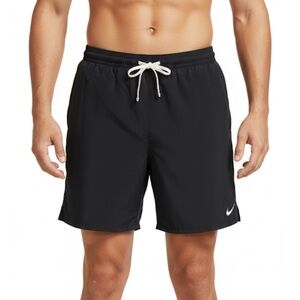 NIKE Drawstring Elastic Waist Shorts, Men’s XXL, Black